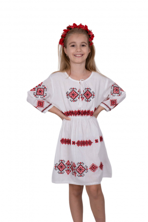 MEGA REDUCERI - Rochie traditionala fetite Sandrina