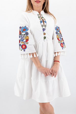 Rochie cu motive Traditionale Ligia [2]