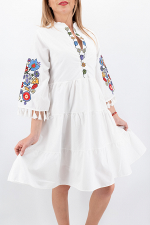 Rochie cu motive Traditionale Ligia [3]