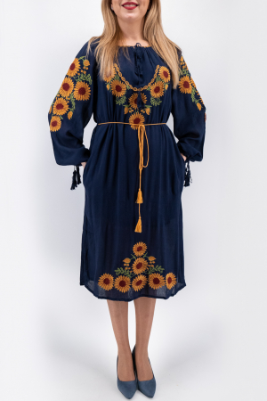 Rochii traditionale - Rochie Traditionala Floarea Soarelui 17