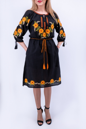 Rochii traditionale - Rochie Traditionala Floarea Soarelui 20