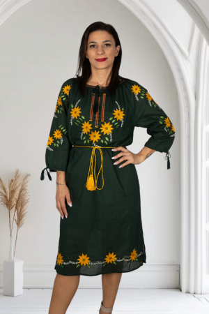 Femei - Rochie Traditionala Floarea Soarelui 23
