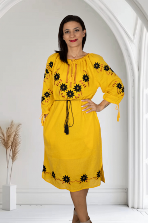 Femei - Rochie Traditionala Floarea Soarelui 25