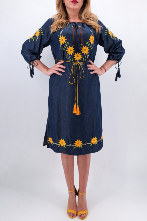 Rochie Traditionala Floarea Soarelui 6 [2]