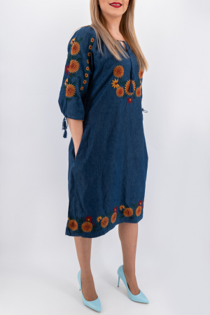 Rochie Traditionala Floarea Soarelui 6 [1]