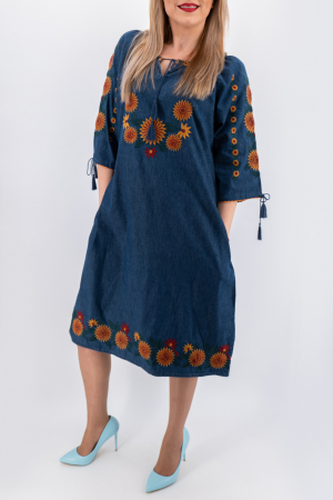 Rochie Traditionala Floarea Soarelui 6 [2]
