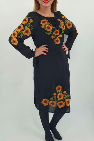 Rochii traditionale - Rochie Traditionala Floarea Soarelui 2
