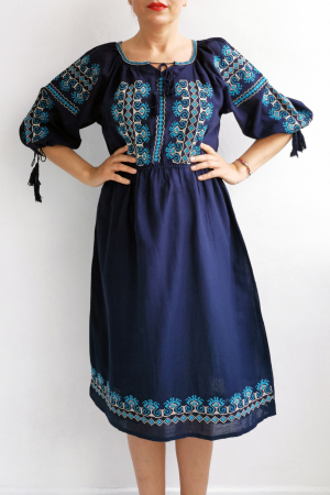 Rochie Traditionala Blanca [0]