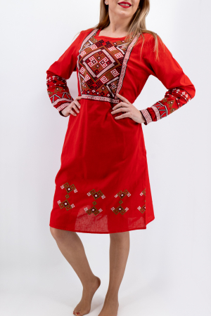 MEGA REDUCERI - Rochie Traditionala Roza 3
