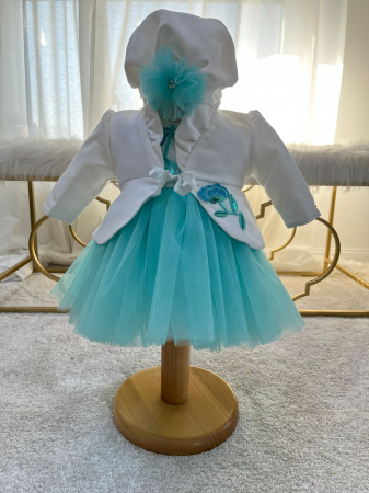 Compleu fetita - Rochita botez fetita Angelica 4