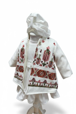 Costum fetita stilizat cu motive traditionale [2]