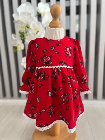 Compleu fetita - Rochita cu tematica florala 2