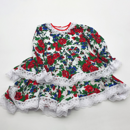 Rochita cu tematica florala de la 1 an la 3 ani Alb [0]