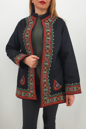 Sacou/Pardesiu brodat cu motive traditionale 4 [1]