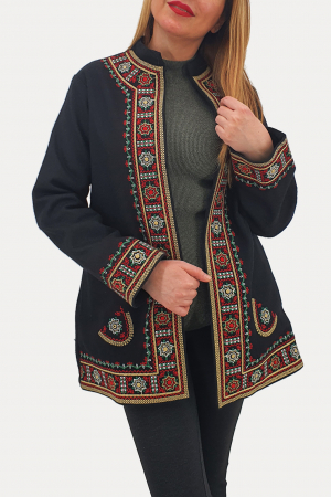 Sacou/Pardesiu brodat cu motive traditionale 5 [1]