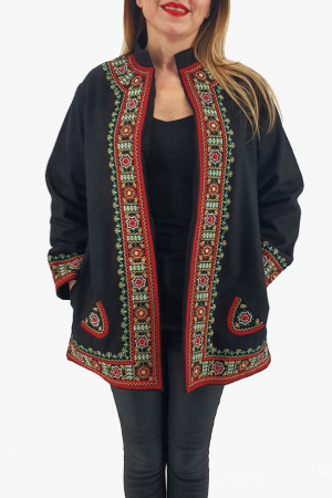 Sacou/Pardesiu brodat cu motive traditionale 7 [1]