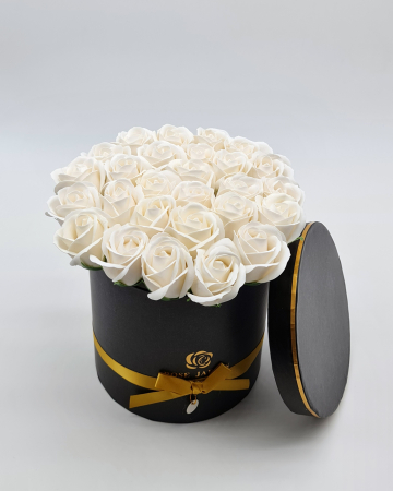 Set cadou - Trandafiri sapun - Alb Pur! [2]