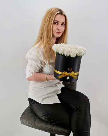 Set cadou - Trandafiri sapun - Alb Pur! [0]