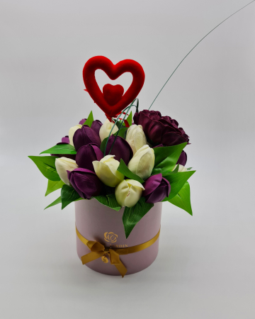 Set cadou - Trandafiri sapun - Lalele [2]