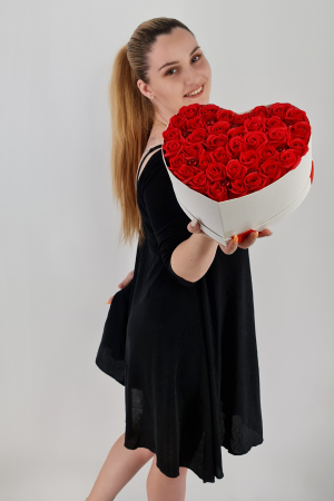 Set cadou – Trandafiri sapun – inima mijlocie! [3]