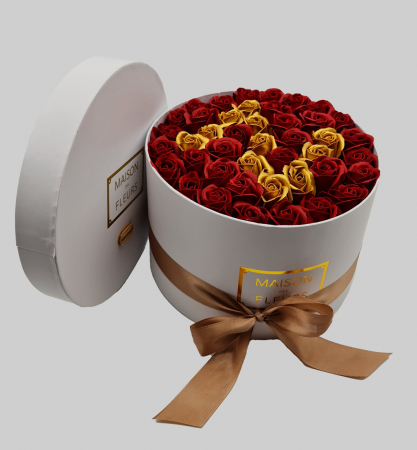 Set cadou - Trandafiri sapun - personalizare Litera! [1]