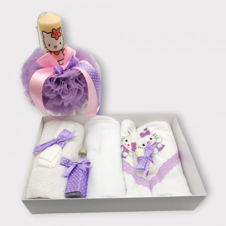 Set Traditional Botez - Set Botez Hello Kitty