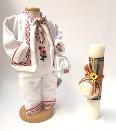 Set Traditional Botez - Set Traditional Botez Baiat - Costumas + Lumanare 2