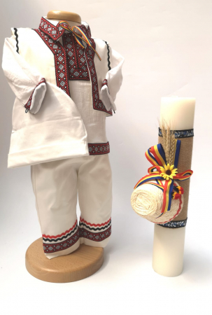 Set Traditional Botez - Set Traditional Botez Baiat - Costumas + Lumanare 3