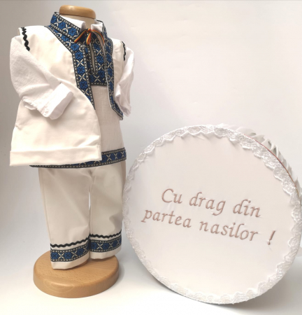 Set Traditional Botez - Set Traditional Botez - Costumas baiat/Cutie trusou Irinel