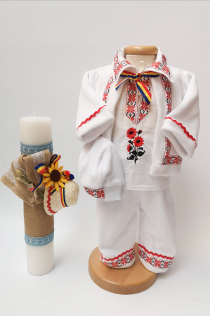 Botez Traditional - Set Traditional Botez - Costumas baiat/Lumanare baiat 2