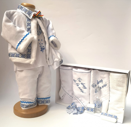 Set Traditional Botez - Set Traditional Botez Baiat - Costumas + Trusou baiat