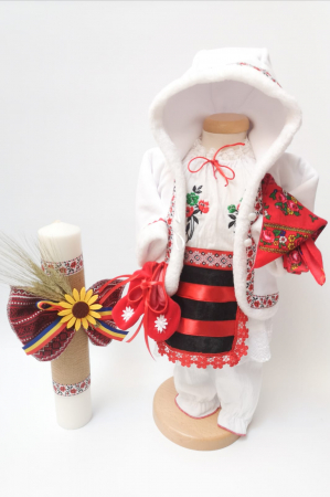 Set Traditional Botez - Set Traditional Botez - Costumas fetita/Lumanare 5