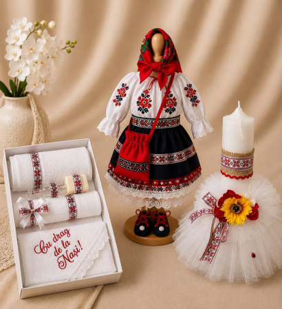 Set Traditional Botez - Set Traditional Botez - Costumas/Trusou/Lumanare Carmen 4