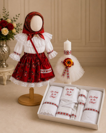 Set Traditional Botez - Set Traditional Botez - Costumas/Trusou/Lumanare Carmen 2