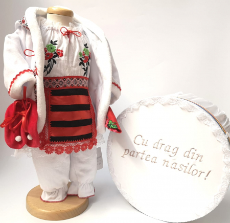 Set Traditional Botez - Set Traditional Botez  Fetita - Costumas + Cutie trusou 2