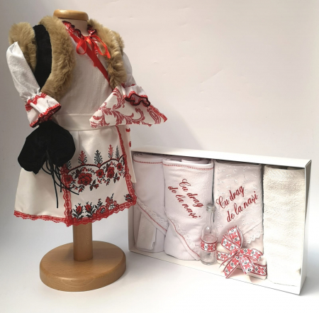 Set Traditional Botez - Set Traditional Botez Fetita - Costumas + Trusou 3