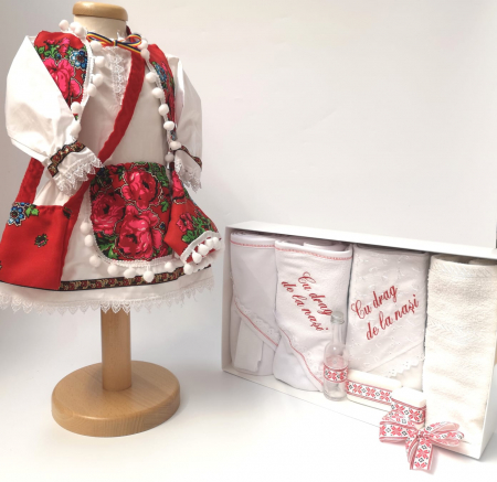 Set Traditional Botez - Set Traditional Botez Fetita - Costumas + Trusou 4