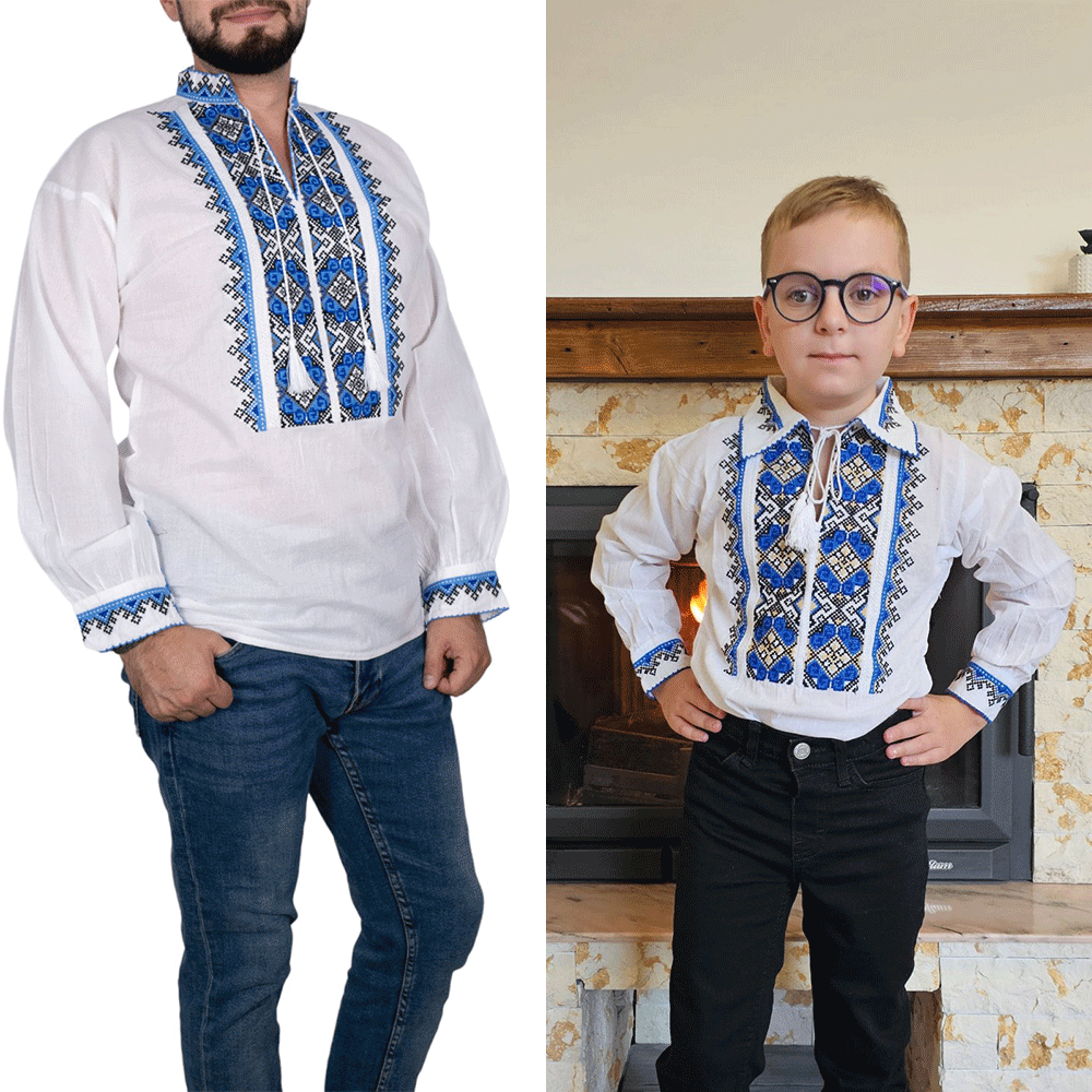 Set Tata / Fiu - Set Traditional - Camasa Tata / Camasa fiu Aldo 2