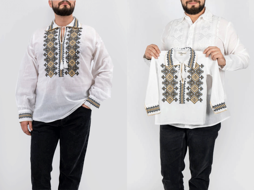 Set Tata / Fiu - Set Traditional - Camasa Tata / Camasa fiu Denis