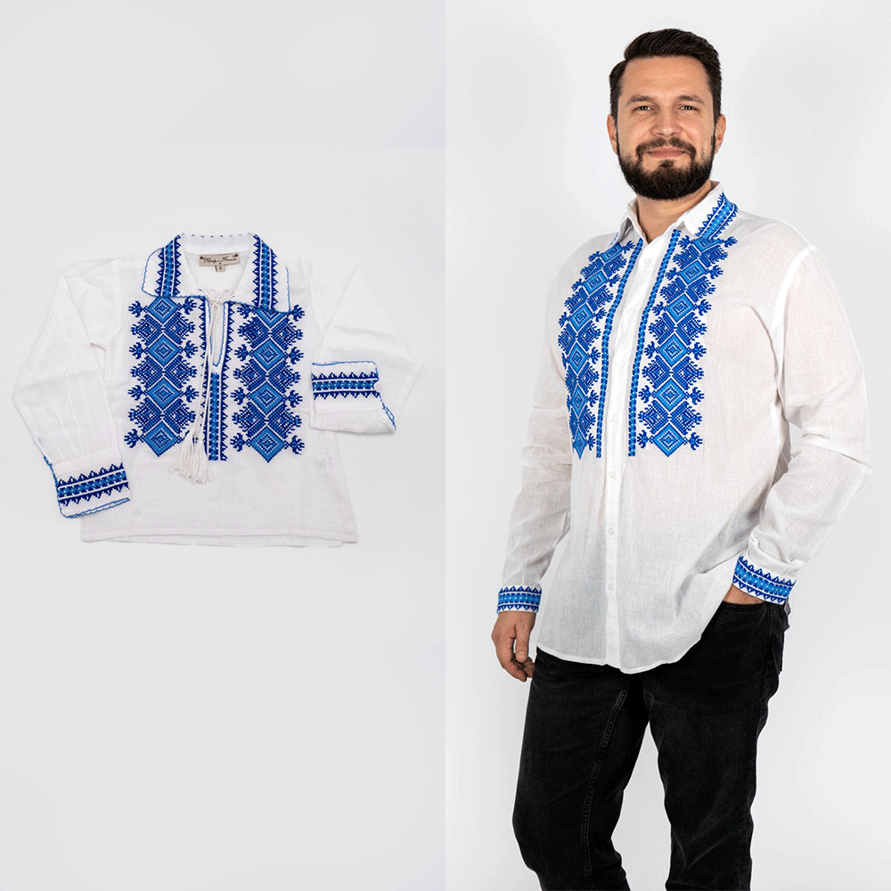 Set Tata / Fiu - Set Traditional - Camasa Tata / Camasa fiu Denis 2