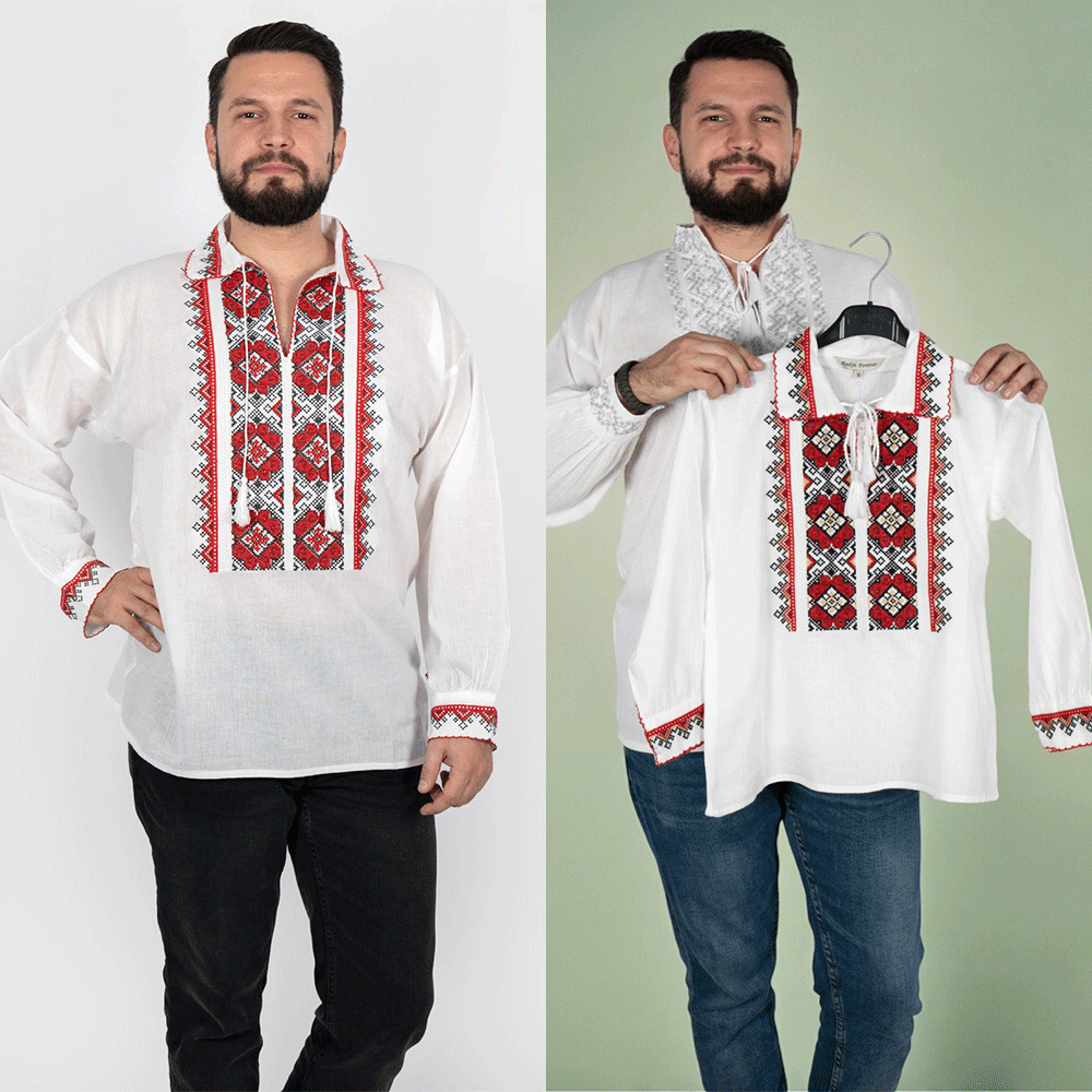 Set Tata / Fiu - Set Traditional - Camasa Tata / Camasa fiu Aldo