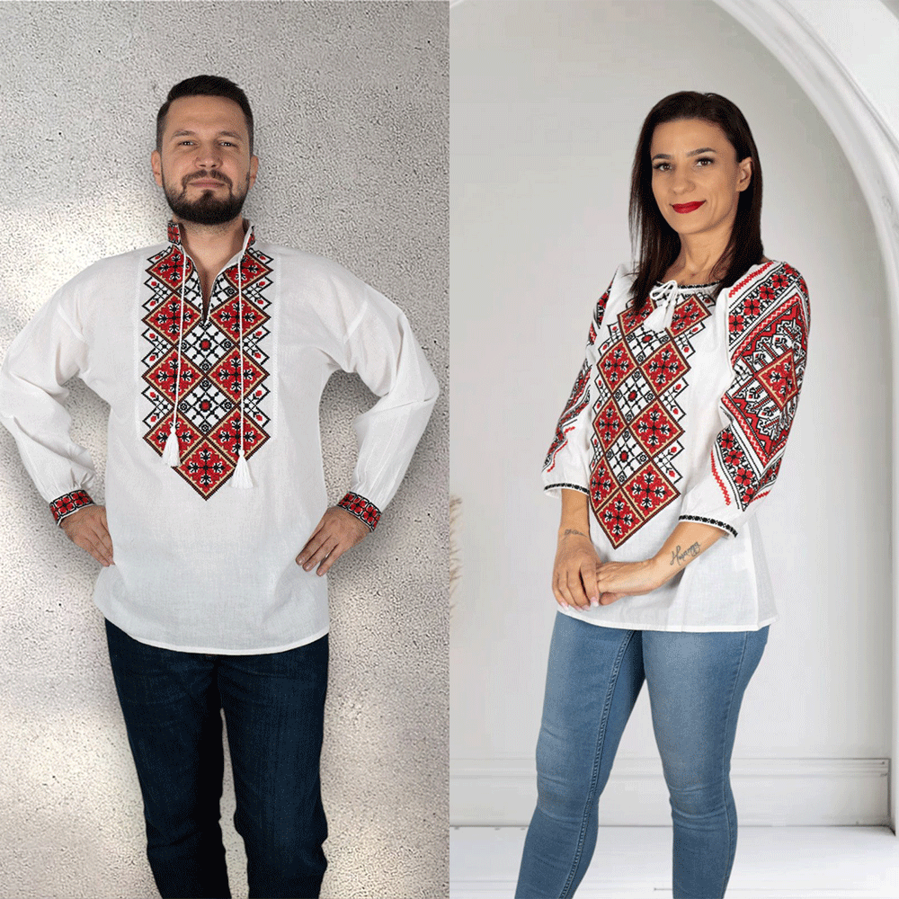Set - Mama / Tata - Set Traditional / IE Mama / Camasa Tata Carin