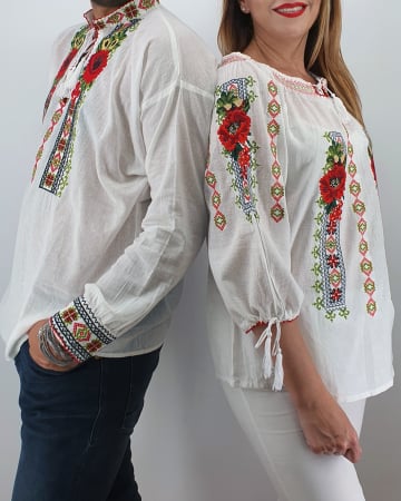 Set Traditional / IE Mama / Camasa Tata cu Maci [1]