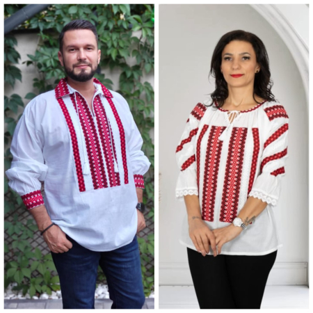 Set - Mama / Tata - Set Traditional / IE Mama / Camasa Tata Adelin