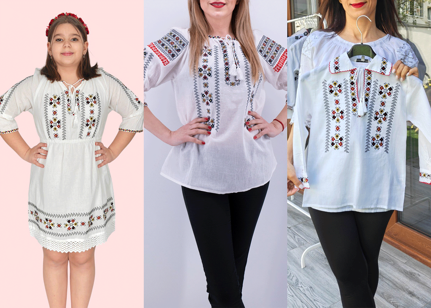 Set - Mama / fiica / fiu - Set Traditional Mama/fiica/fiu 5