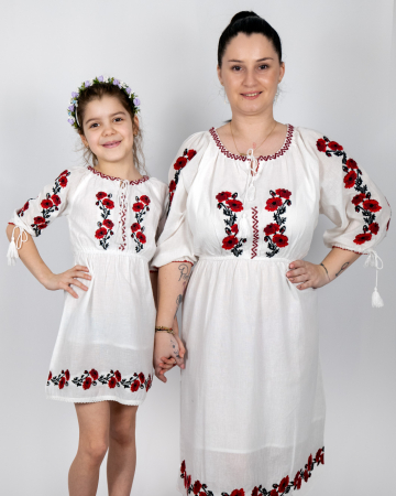 Set Mama / Fiica - Set Traditional Mama / fiica Lacramioara