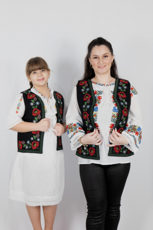 Set Mama / Fiica - Set Traditional / Vesta Mama / Vesta fiica Angi