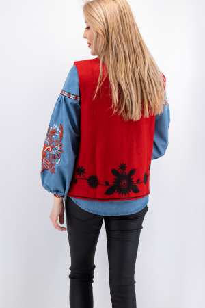 Vesta brodata cu model traditional Constantina [2]