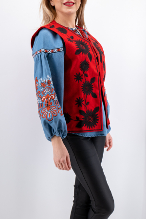 Vesta brodata cu model traditional Constantina [1]