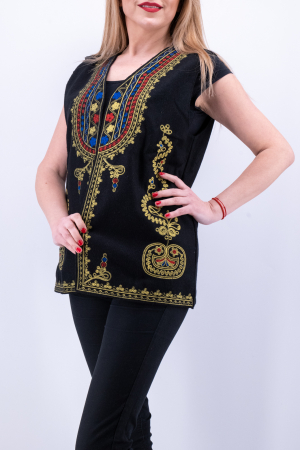 Femei - Vesta brodata cu model traditional Angelica 7